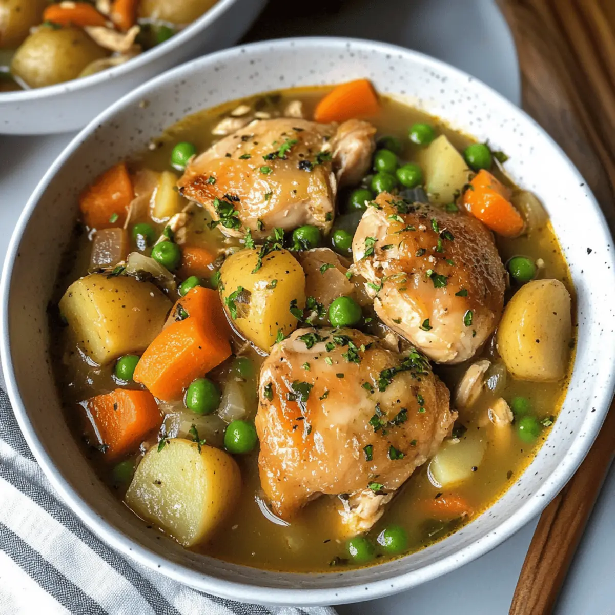 Schmortopf Hühnereintopf für kalte Tage