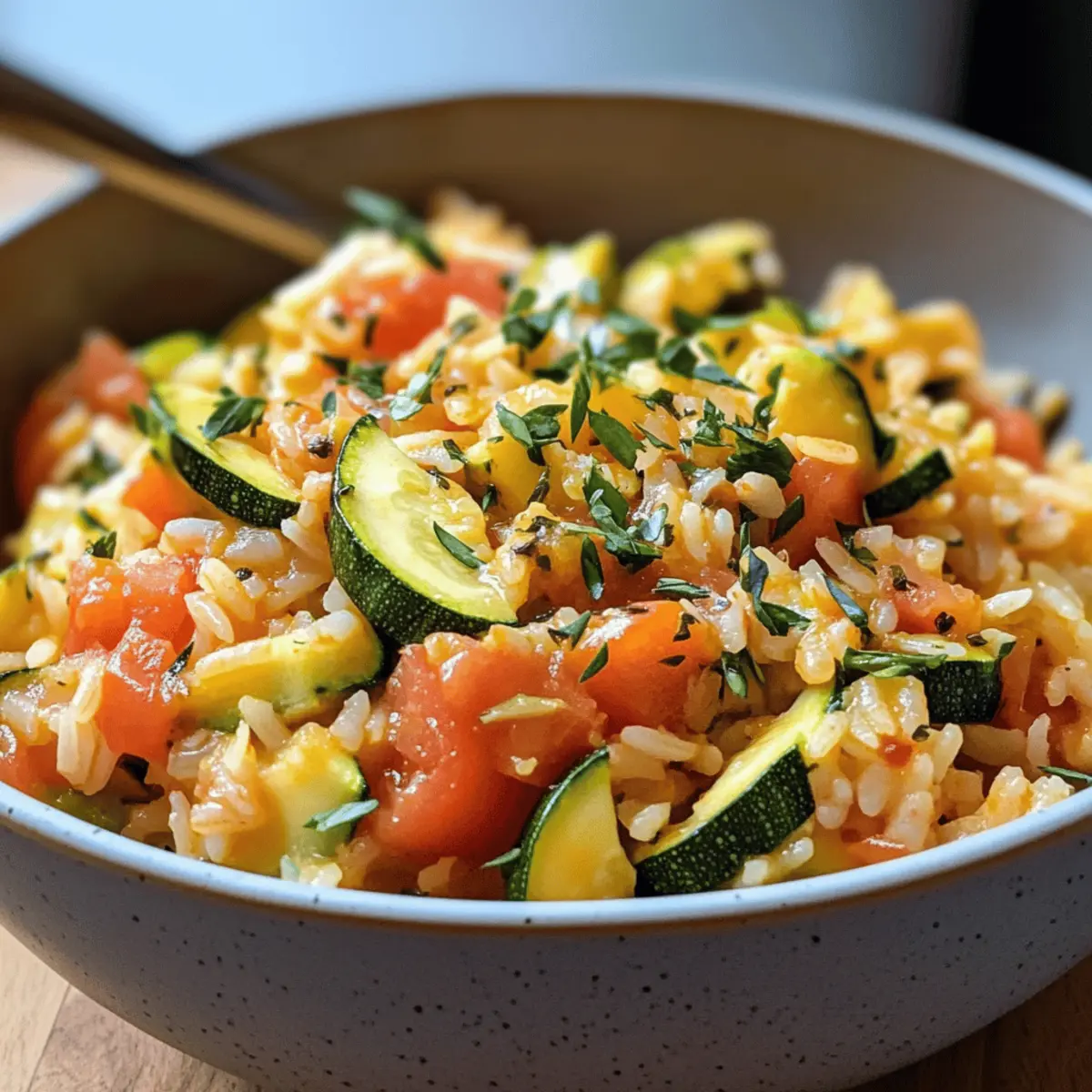 Zucchini-Tomaten-Reis für jede Gelegenheit