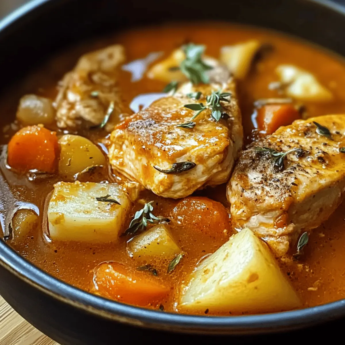 Schmortopf Hühner Eintopf für Gemütliche Abende