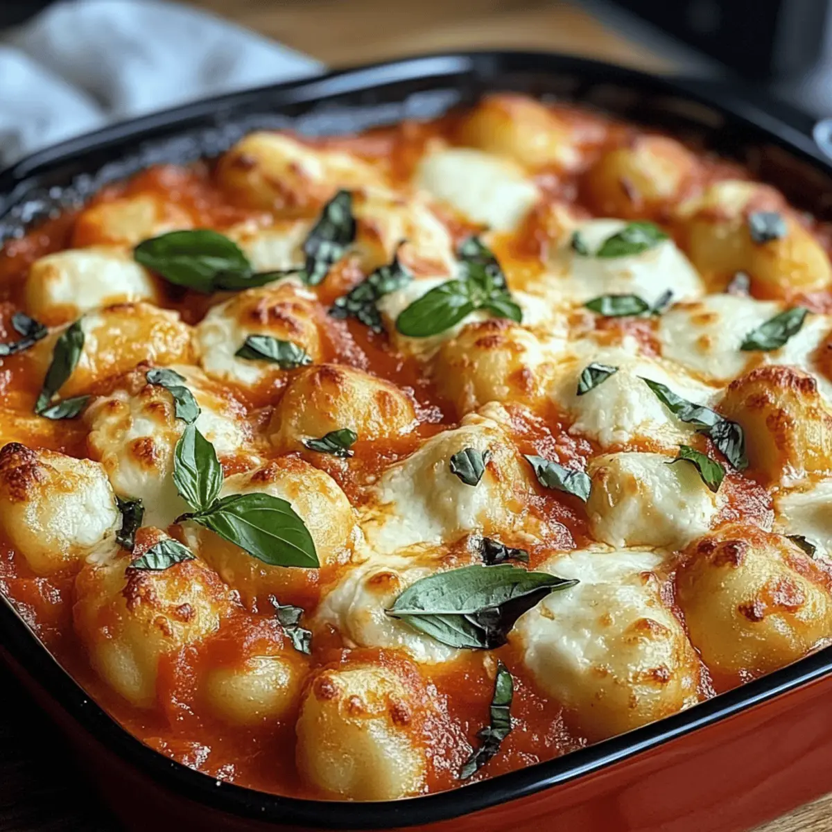 Gnocchi Auflauf Tomate Mozzarella für Gemütliche Abende