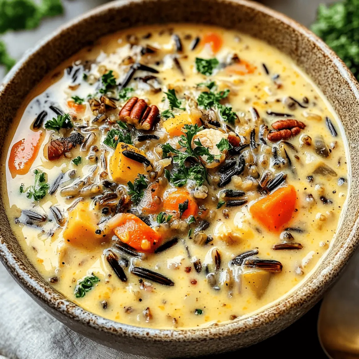 Herbst Wildreissuppe: Cremiger Genuss für den Fall
