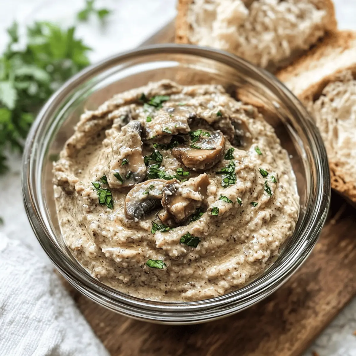 Deftiger Champignon-Aufstrich für jeden Anlass