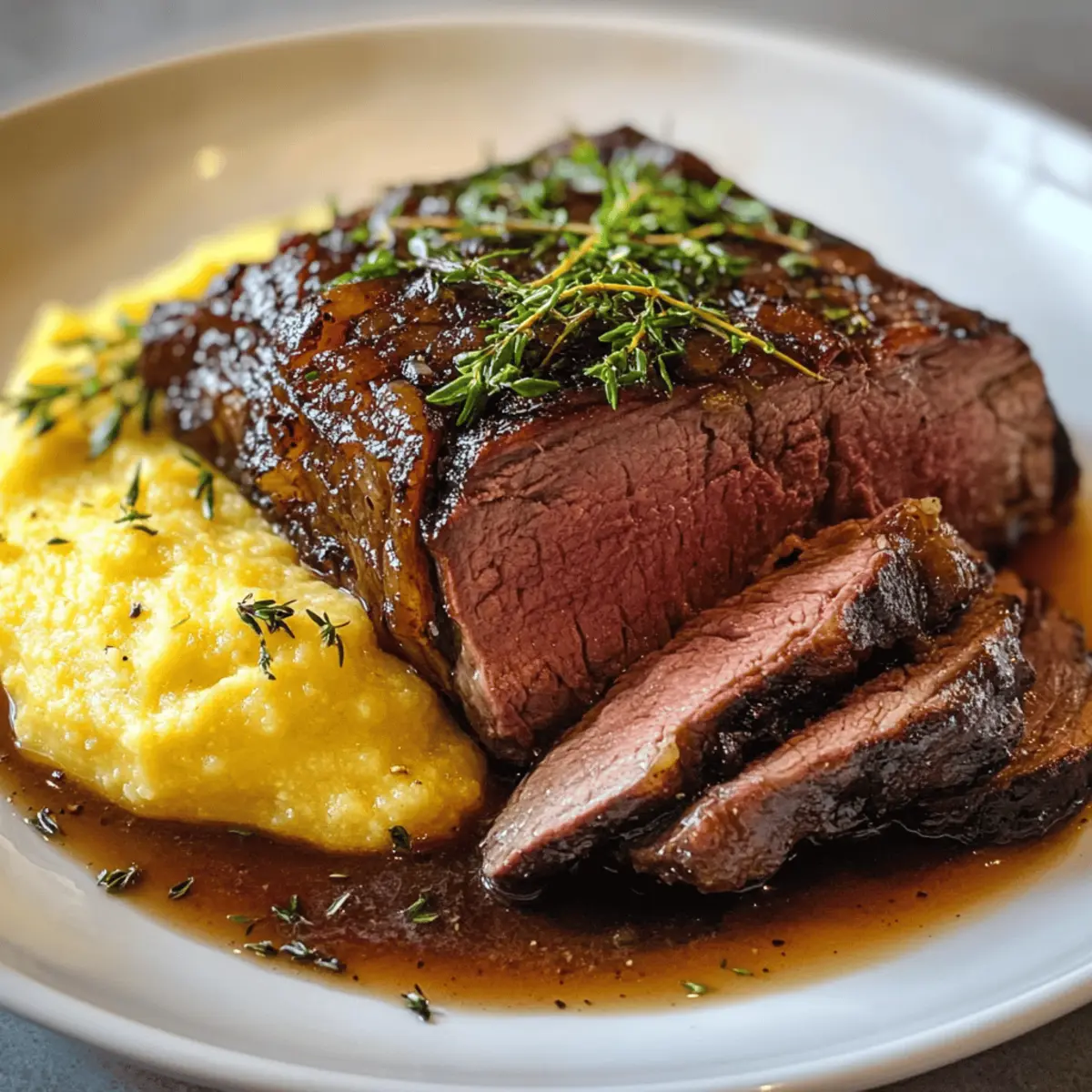 Rinderbraten mit Polenta: Herzhaftes Wohlfühlessen