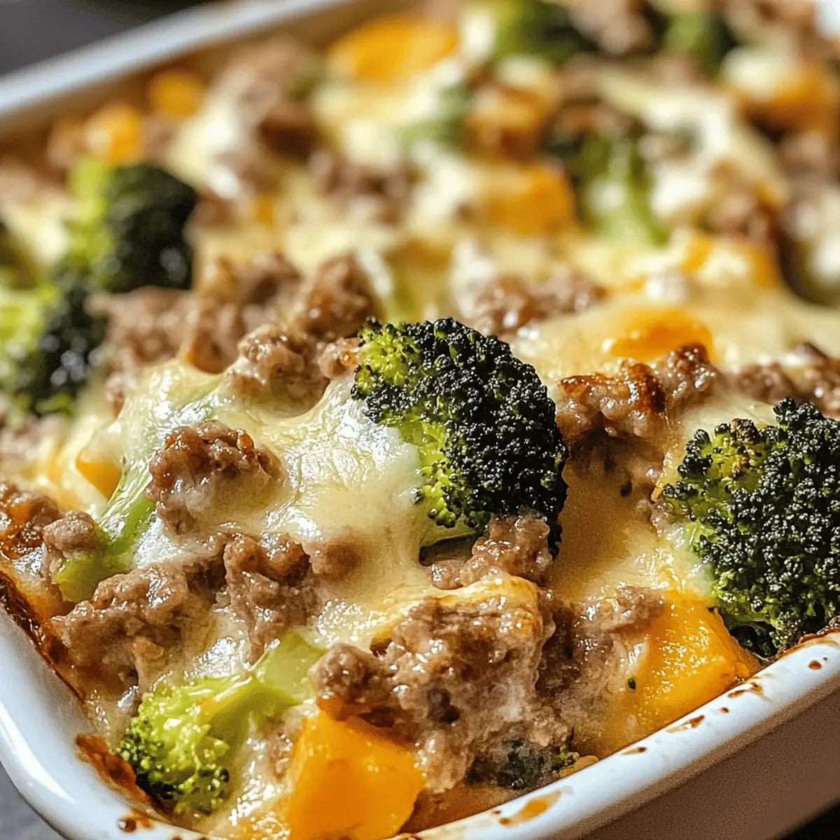 Fitness Auflauf mit Brokkoli und Hackfleisch leicht gemacht