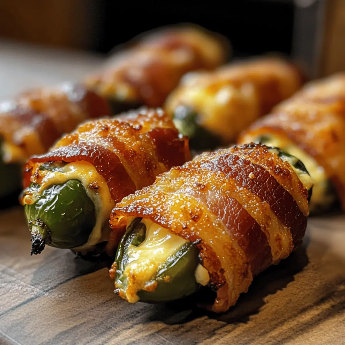 Bacon-Umwickelte Jalapeño-Poppers für Feinschmecker
