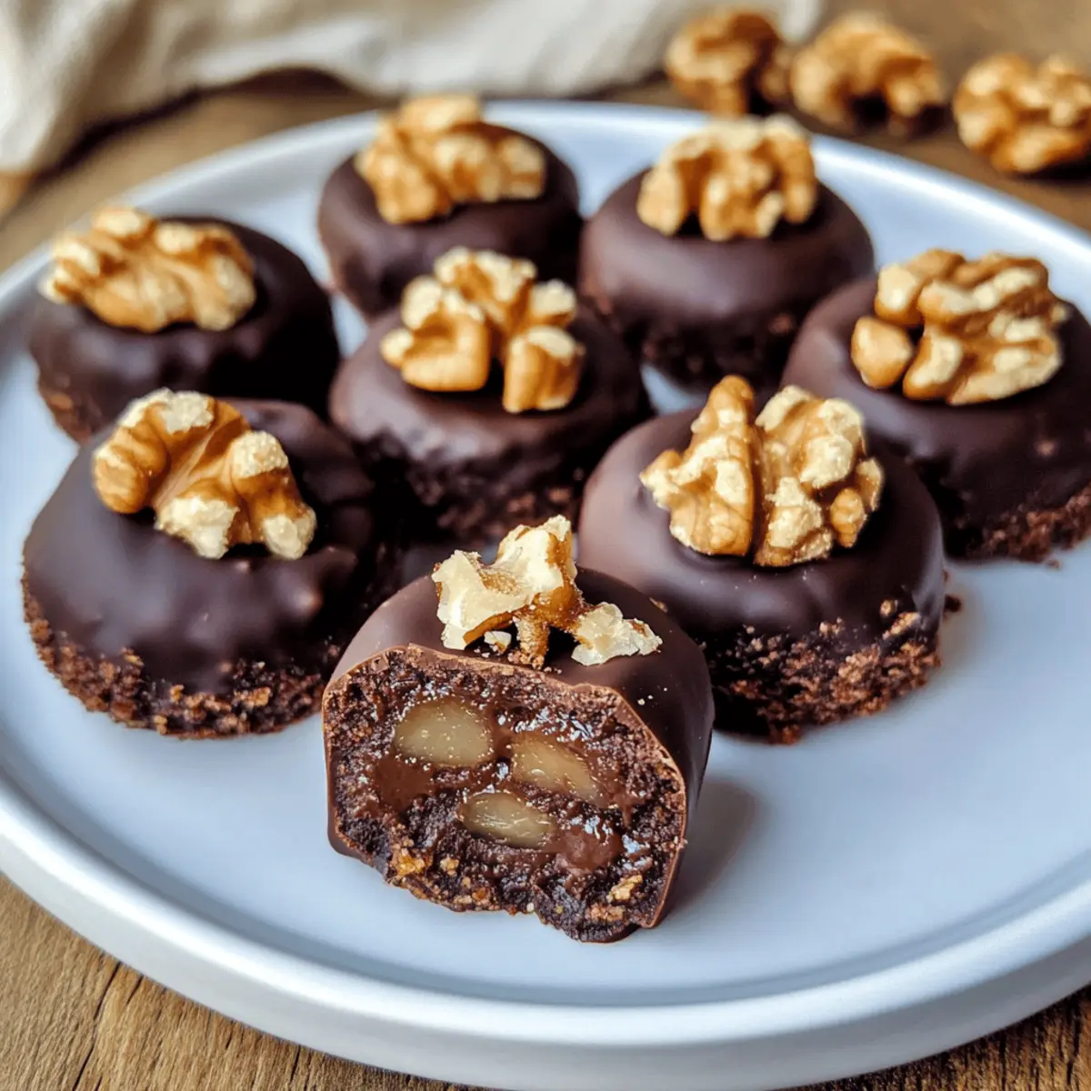 Walnuss Dattel Pralinen ohne Zucker ganz einfach machen