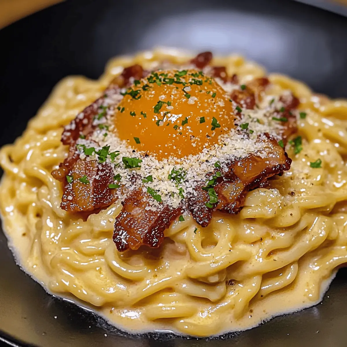 Ramen Carbonara – Fusion Genuss in 20 Minuten