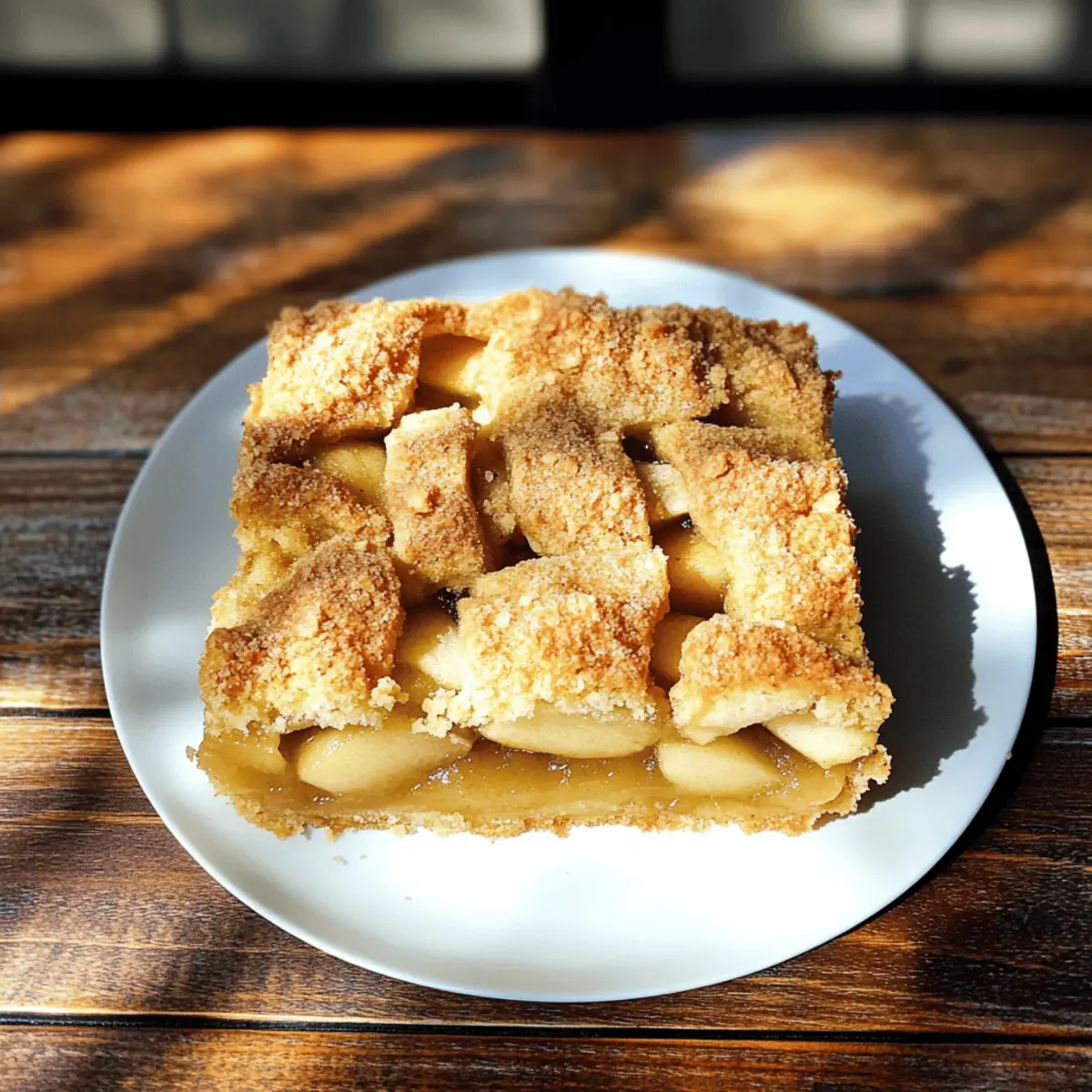 Apfel-Crisp-Shortbread-Riegel für den perfekten Herbst