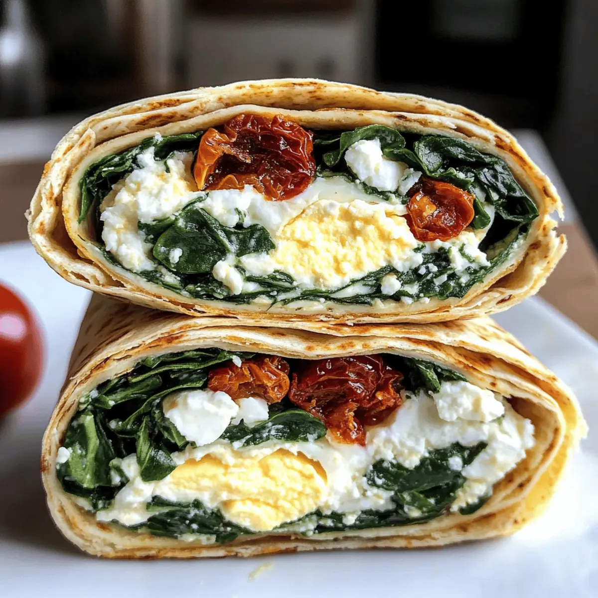 Copycat Starbucks Spinats Feta Wrap selbst gemacht