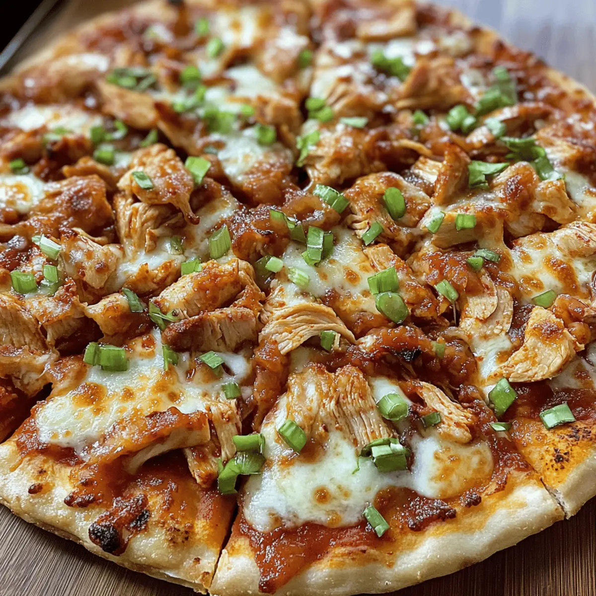 Koreanisches Hähnchen BBQ Pizza schnell und lecker