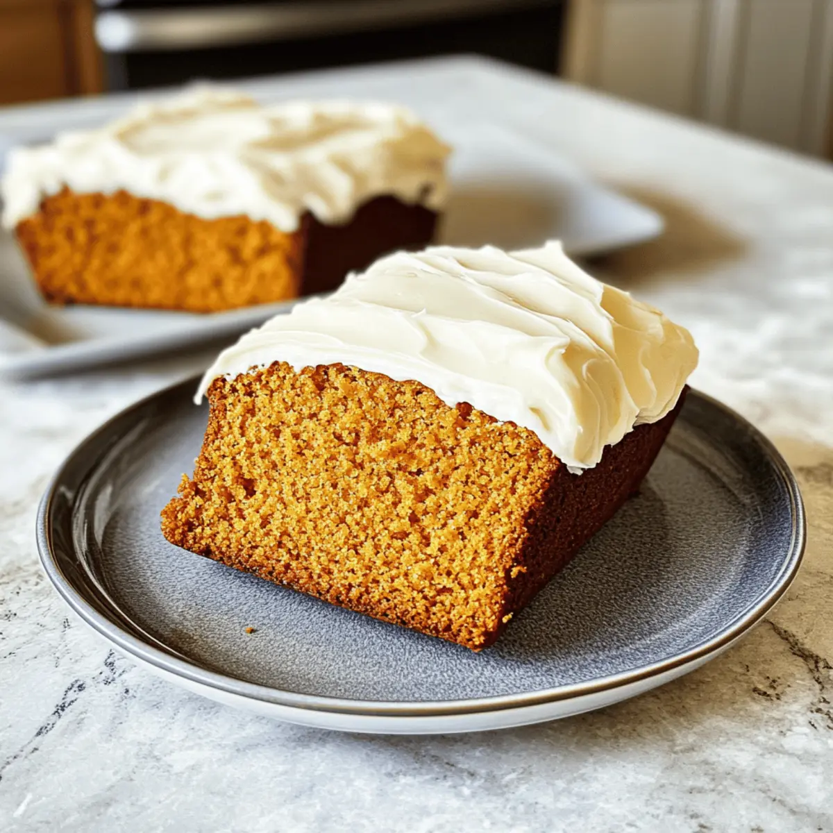 Kürbisbrot mit Frischkäsefrosting für den Herbst