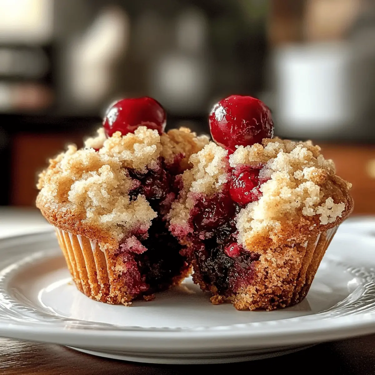 Kirschen-Cobbler-Muffins: Einfach und Lecker!
