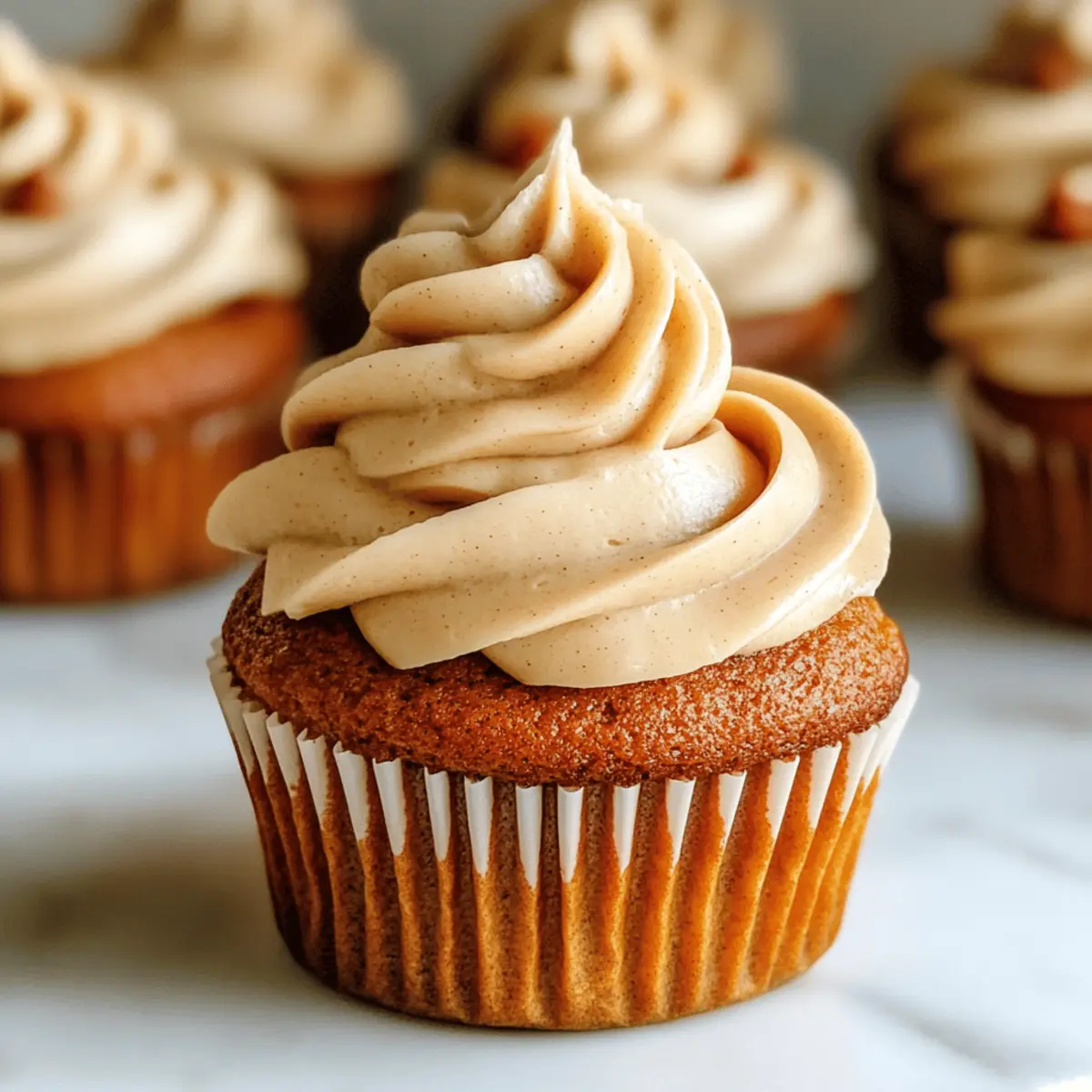 Kürbis-Muffins mit cremigem Frosting genießen