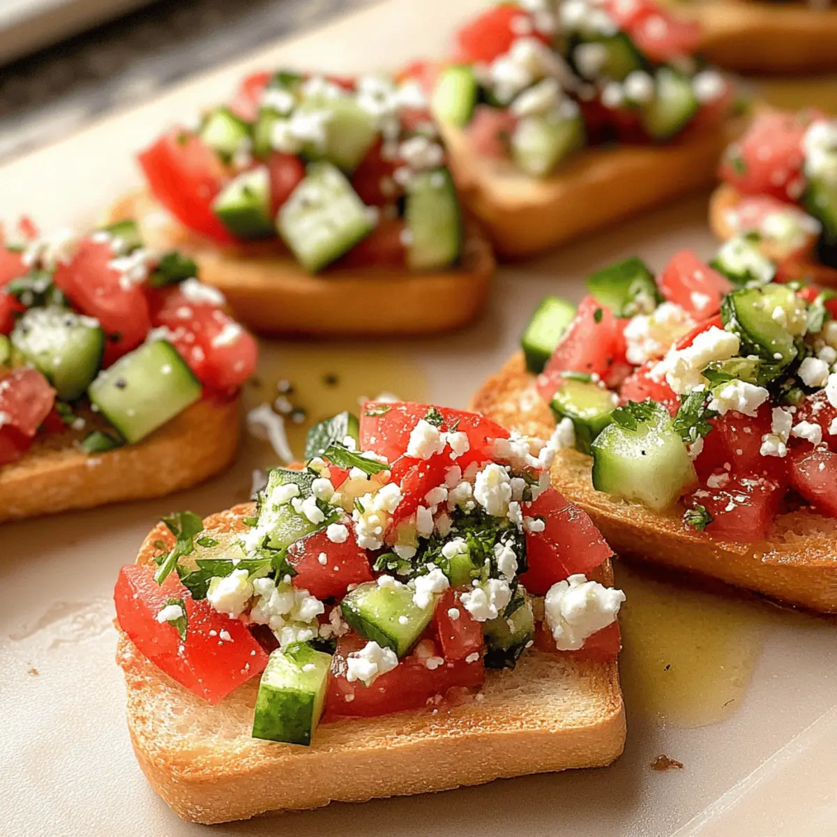Griechische Bruschetta – Frisch & Lecker Genießen