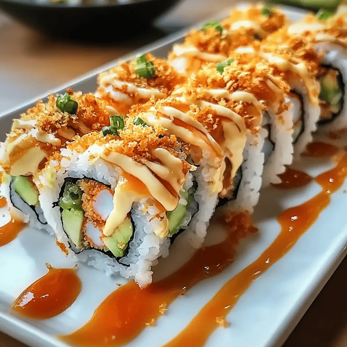 California Crunch Roll Sushi für Sushi-Liebhaber