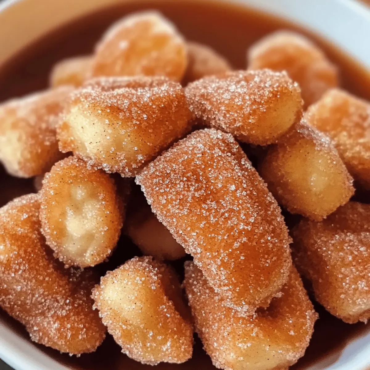 Churro-Häppchen aus der Heißluftfritteuse leicht gemacht
