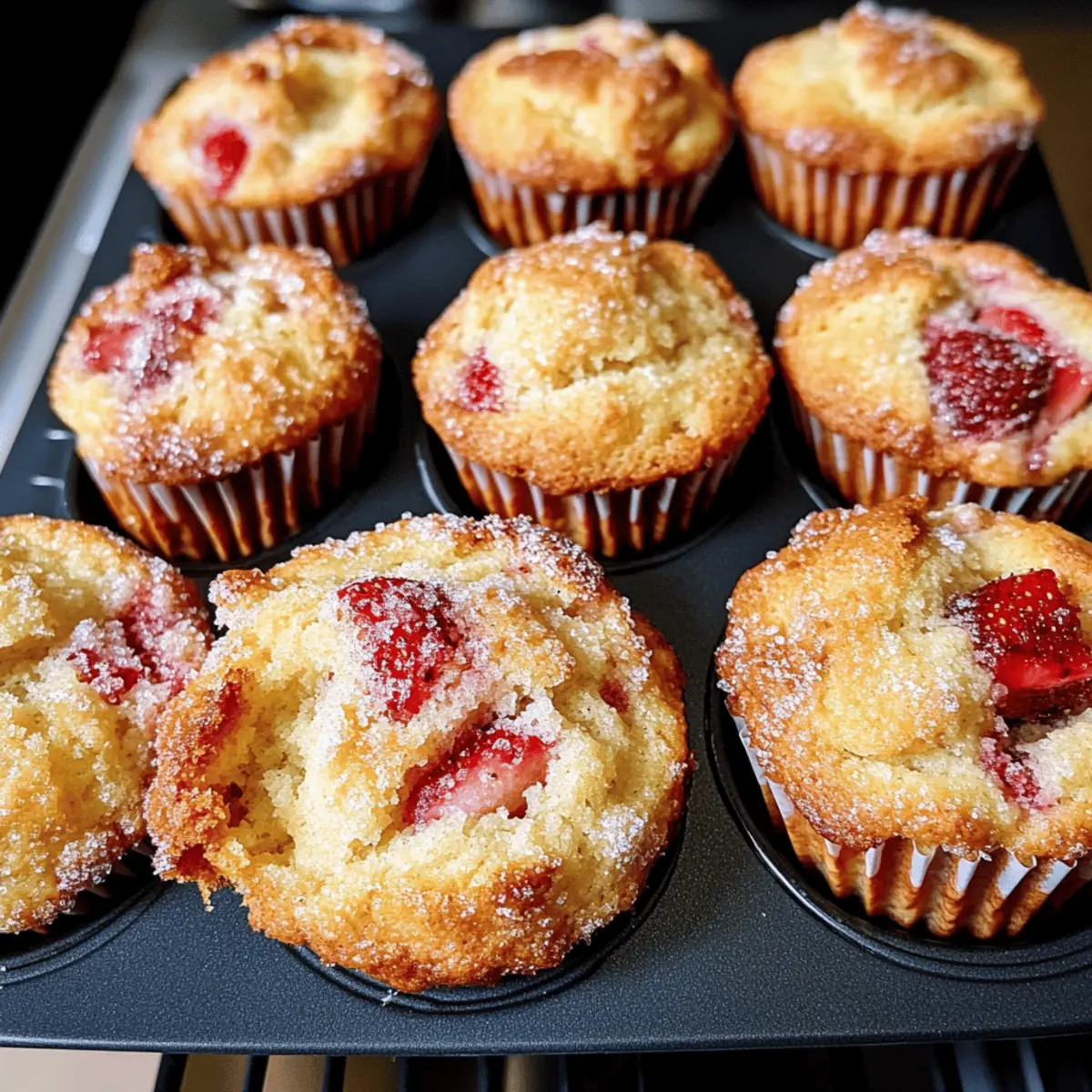 Erdbeer-Ricotta-Muffins für den perfekten Frühlingsmorgen