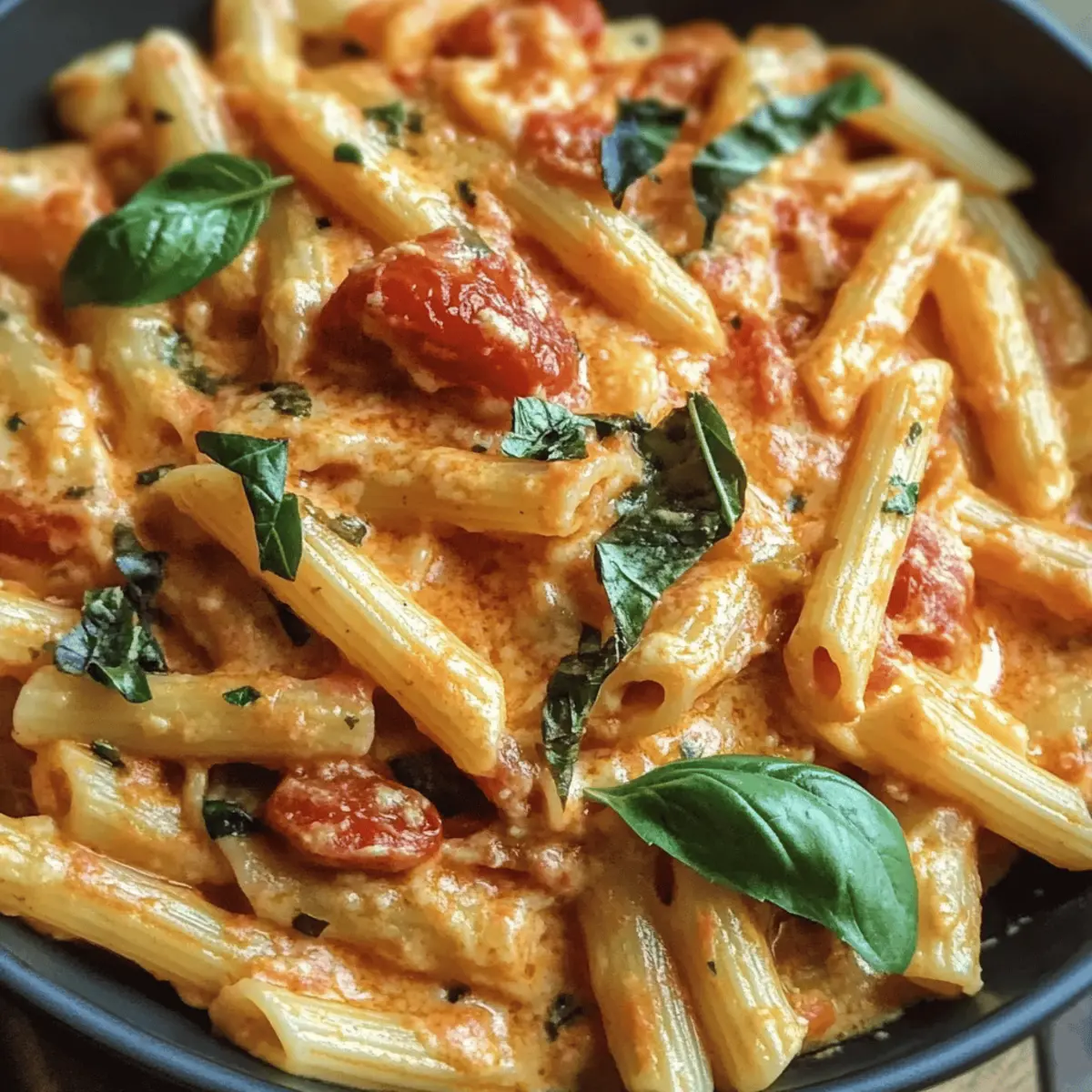 Tomaten Ricotta Pasta für schnelle Abendessen