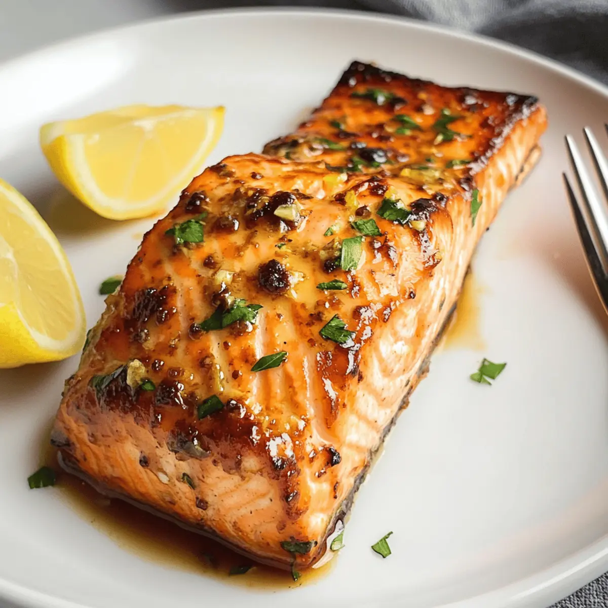 Luftfritteuse Honig-Senf Lachs in 10 Minuten