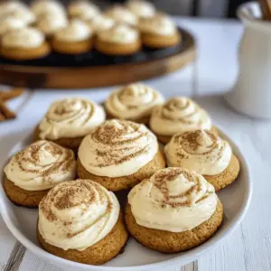 Weiche Kürbisplätzchen mit Frischkäse-Frosting