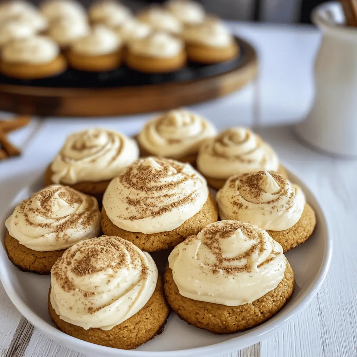 Weiche Kürbisplätzchen mit Frischkäse-Frosting