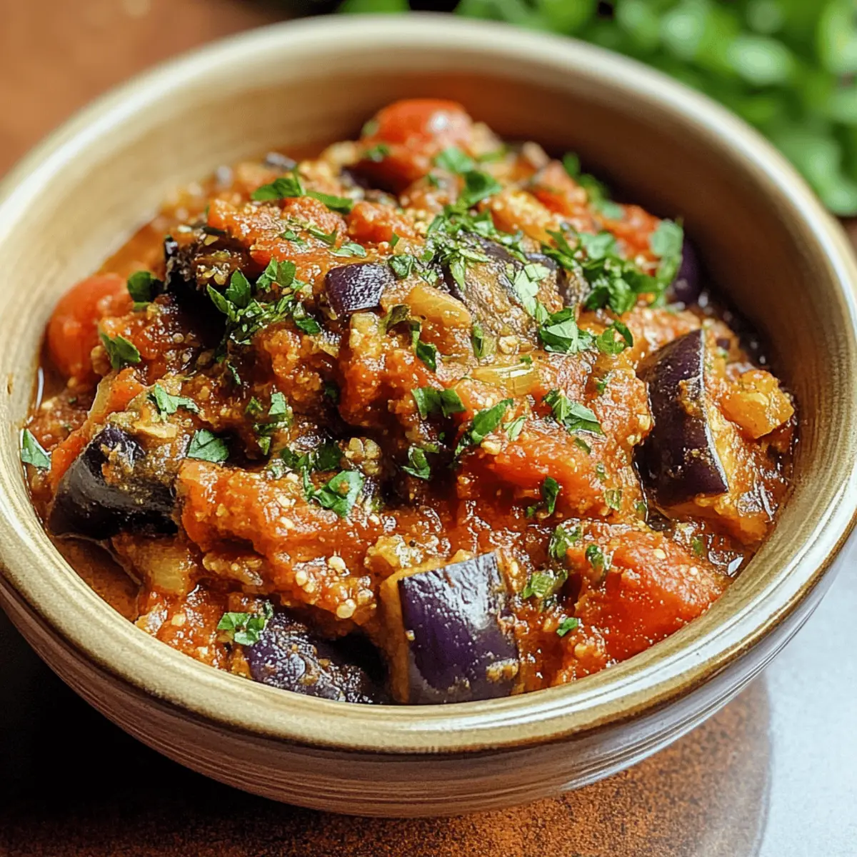 Zaalouk – Marokkanischer Auberginen-Tomaten-Dip genießen
