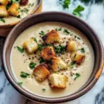 Klassische Knoblauchsuppe