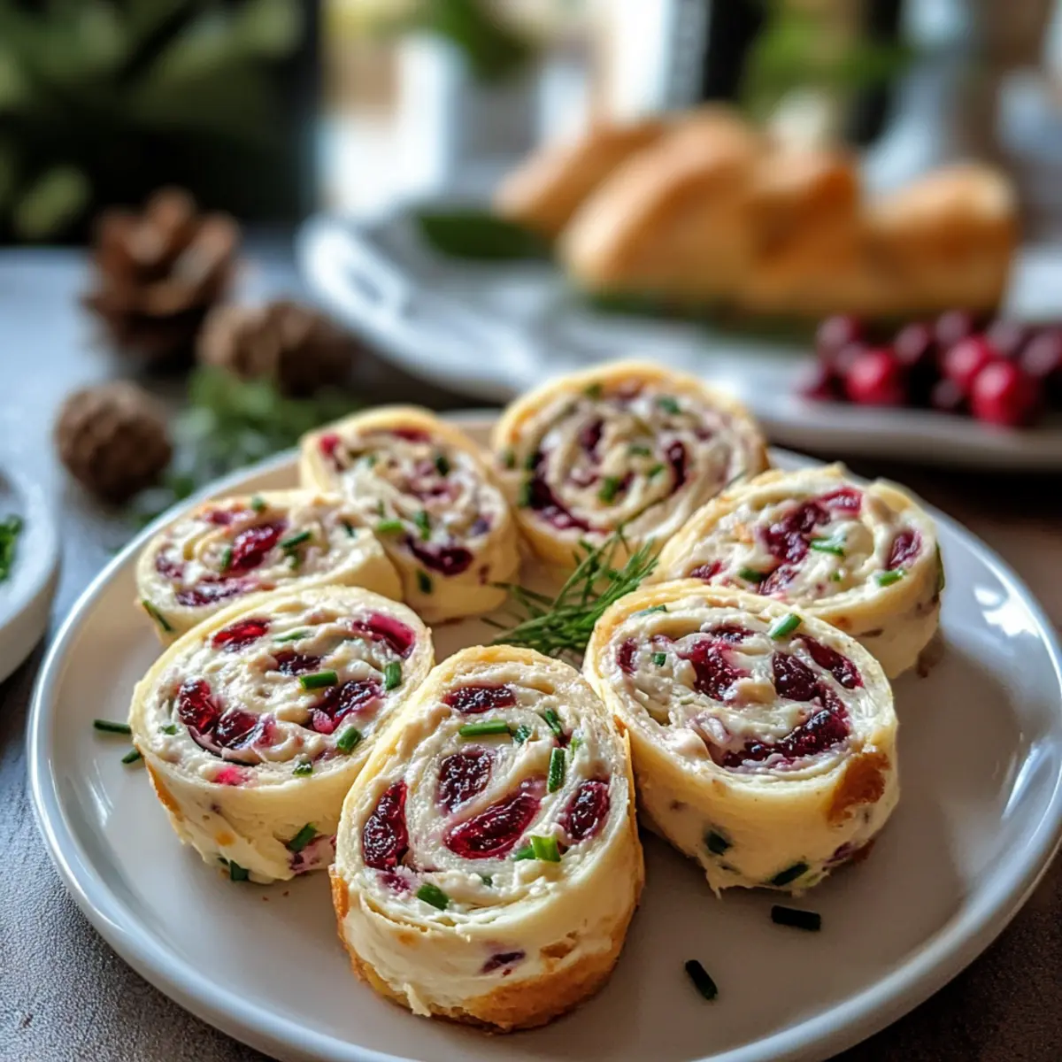 Cranberry-Teigrolls für Feste und Feiern