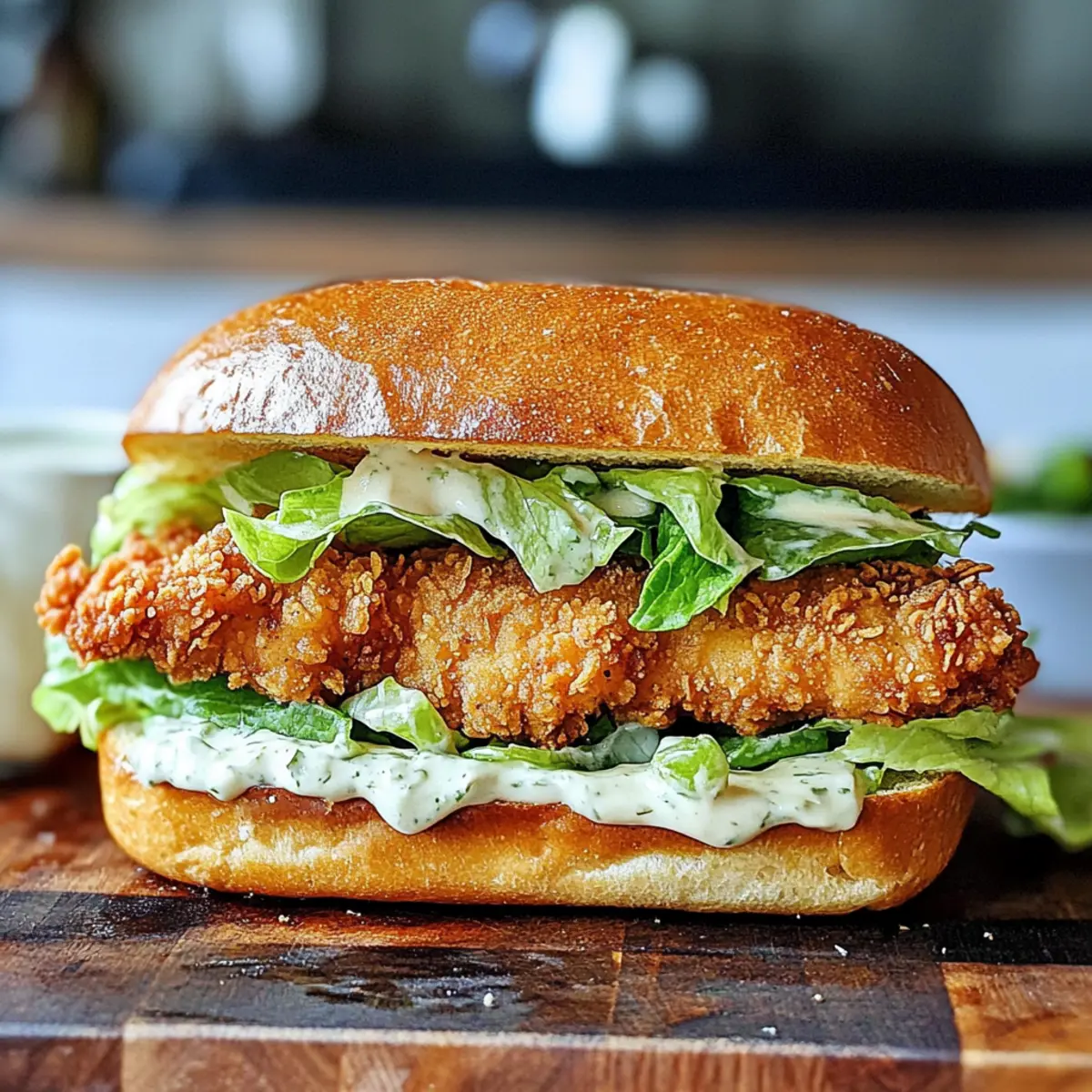 Crispy Chicken Caesar Sandwich für jeden Geschmack