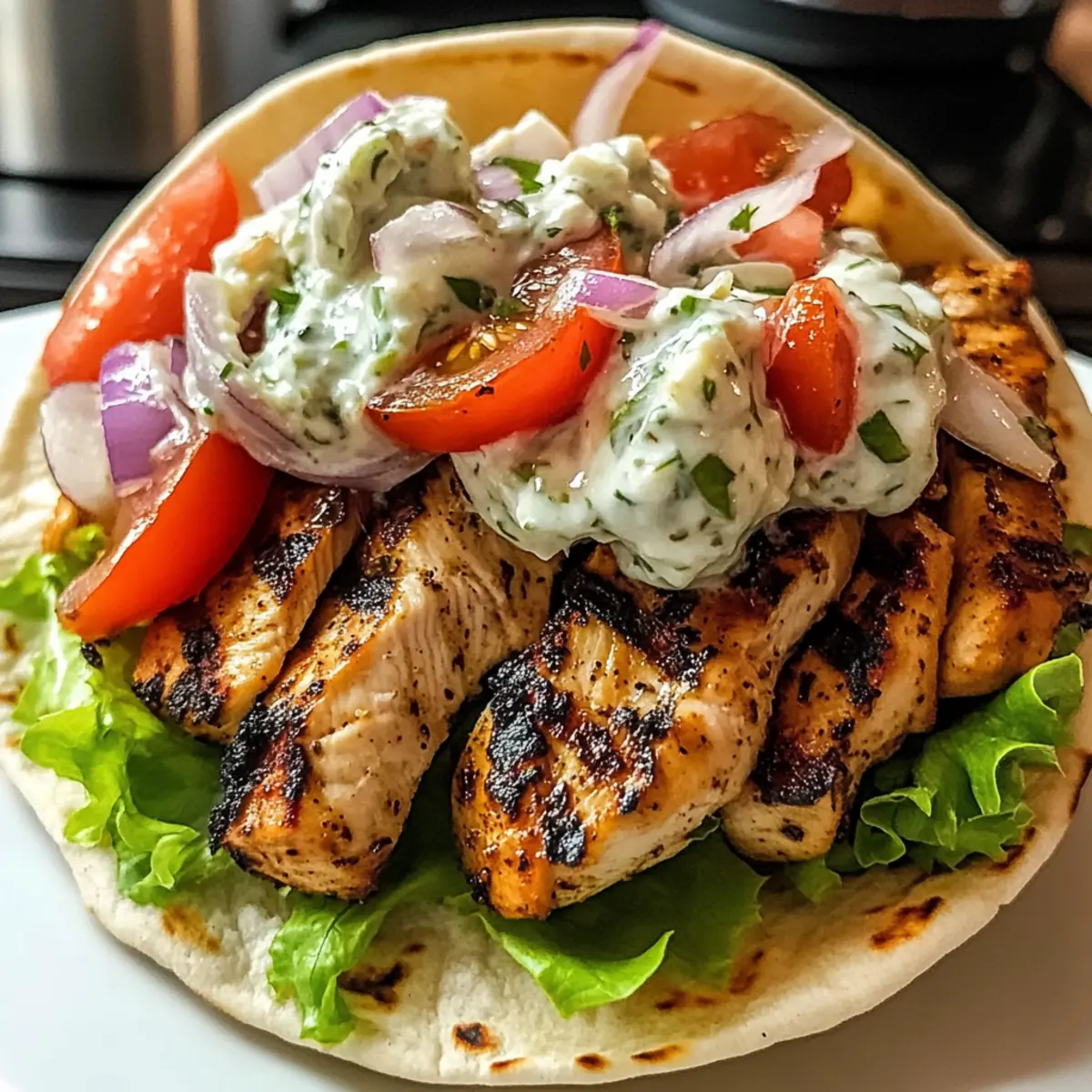 Griechisches Hähnchen-Gyros schnell und einfach machen