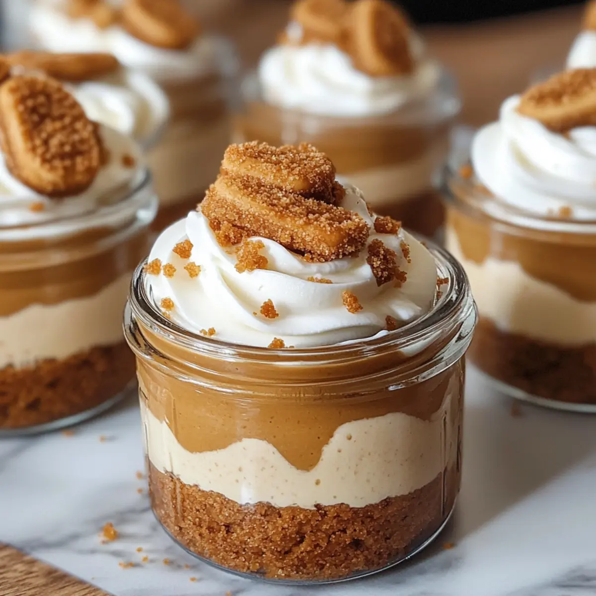 Mini Vegane Biscoff Cheesecakes für jeden Anlass