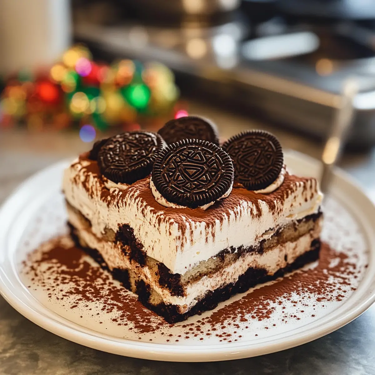 Keine Back Oreo Tiramisu für deine Festtage