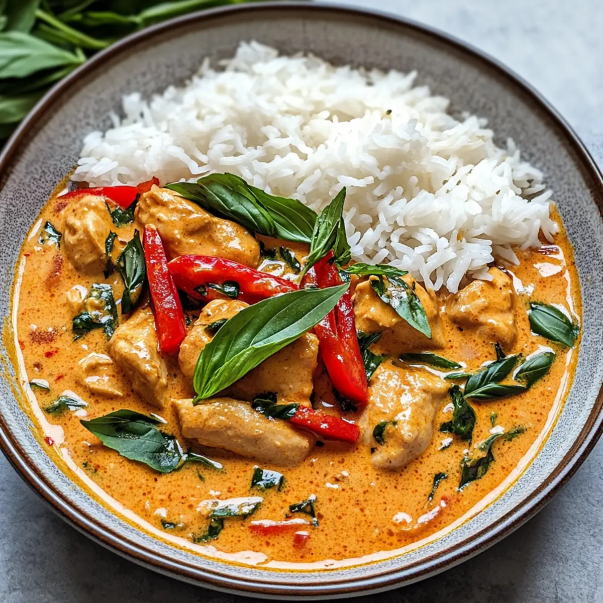 Schnelles Panang-Hühnchen-Curry für jeden Tag