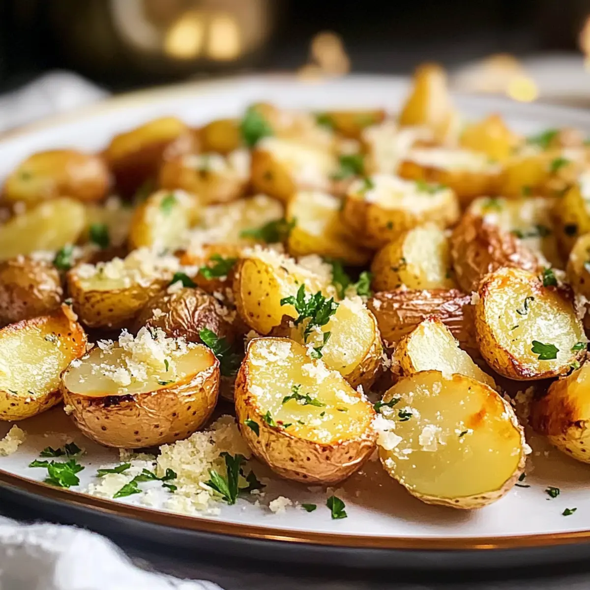 Parmesan Knoblauch Röstkartoffeln für Genießer