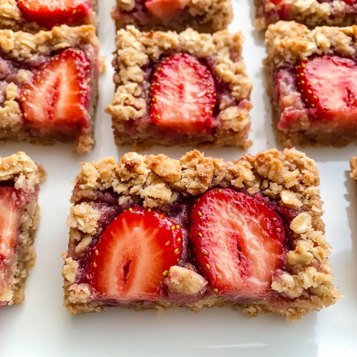 Erdbeer-Haferflocken-Riegel leicht gemacht