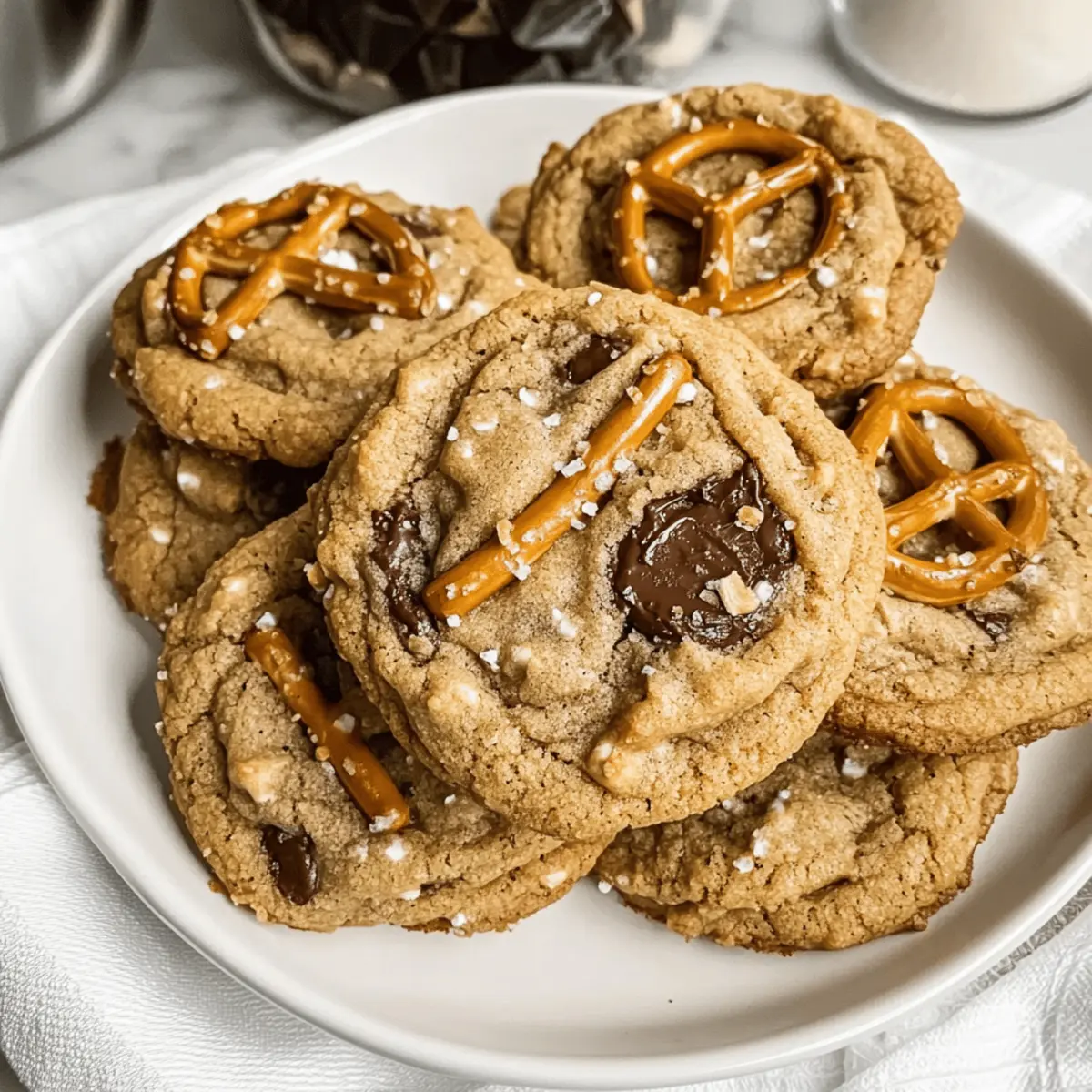 Erdnussbutter Brezel Kekse: Süßes und Salziges vereint
