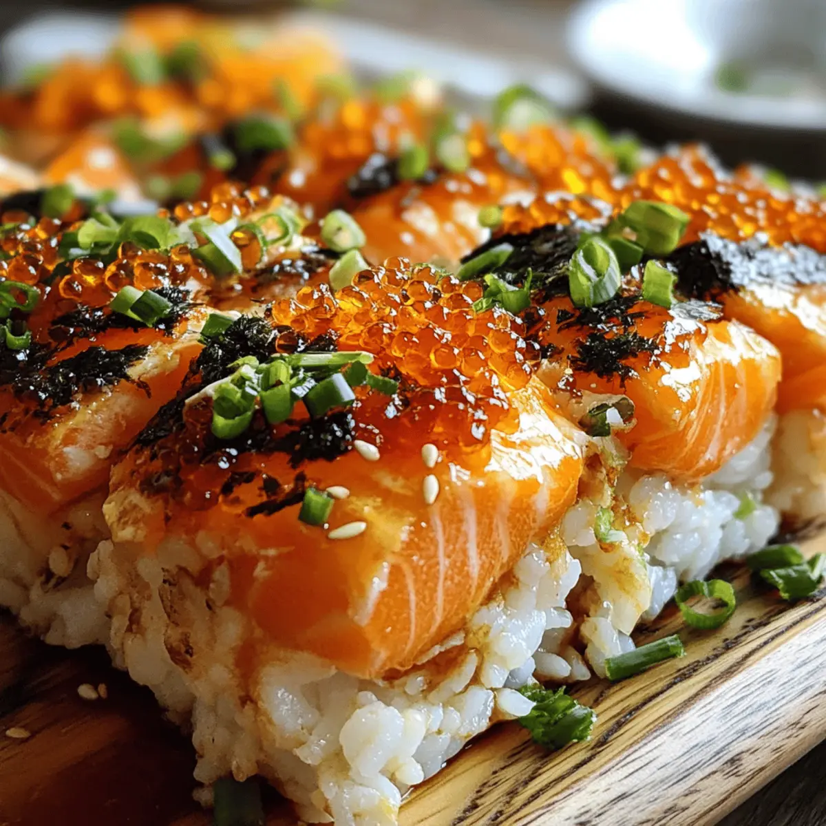 Scharfer Lachs Sushi Auflauf für den perfekten Genuss