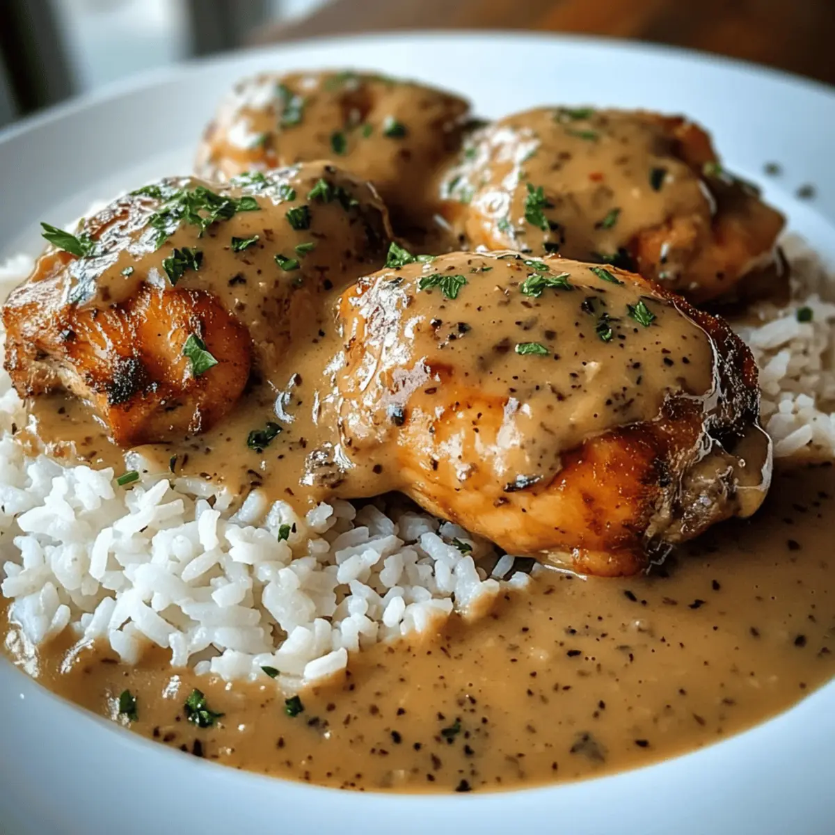 Zugedecktes Hähnchen und Reis für Gemütliche Abende