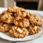 Karamell-Apfel-Haferkekse