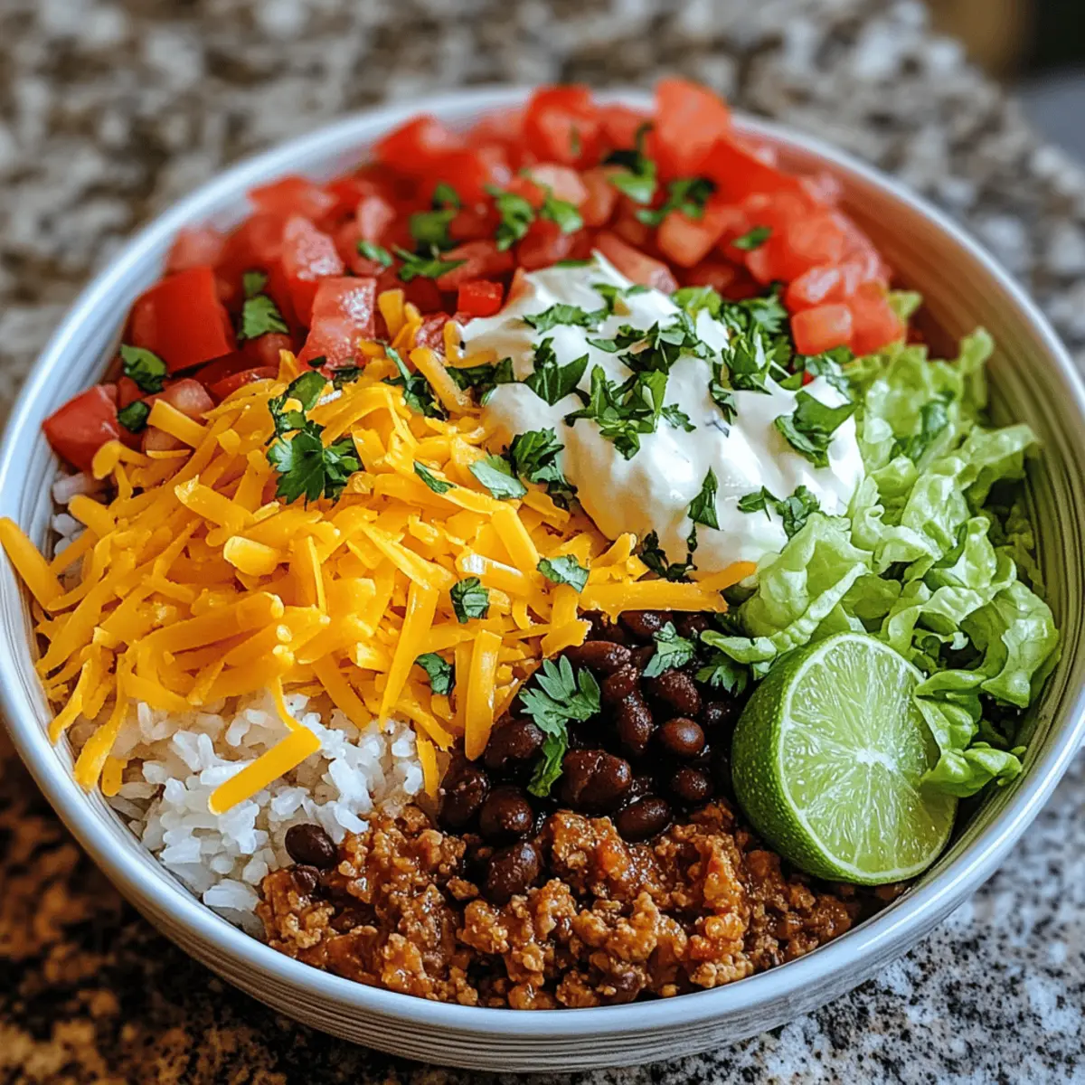 Schnelle Taco-Reis-Schüssel für jeden Geschmack