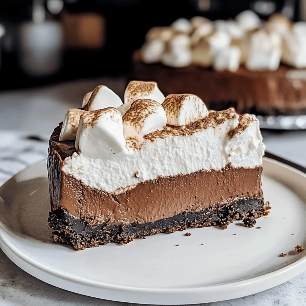 Heiße Schokolade Käsekuchen für eine Genussreise