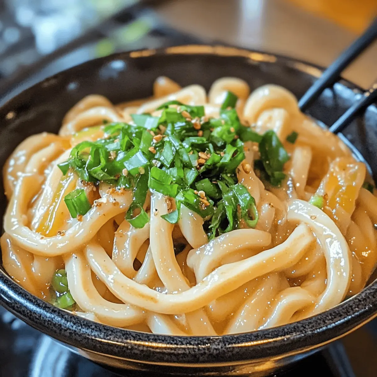 Cremige Miso Udon für schnelle Genussmomente