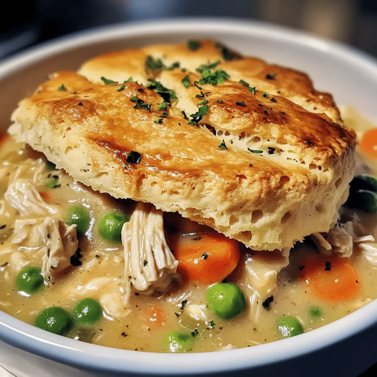 Kekse Hähnchen Topf Kuchen – Ein einfacher Genuss