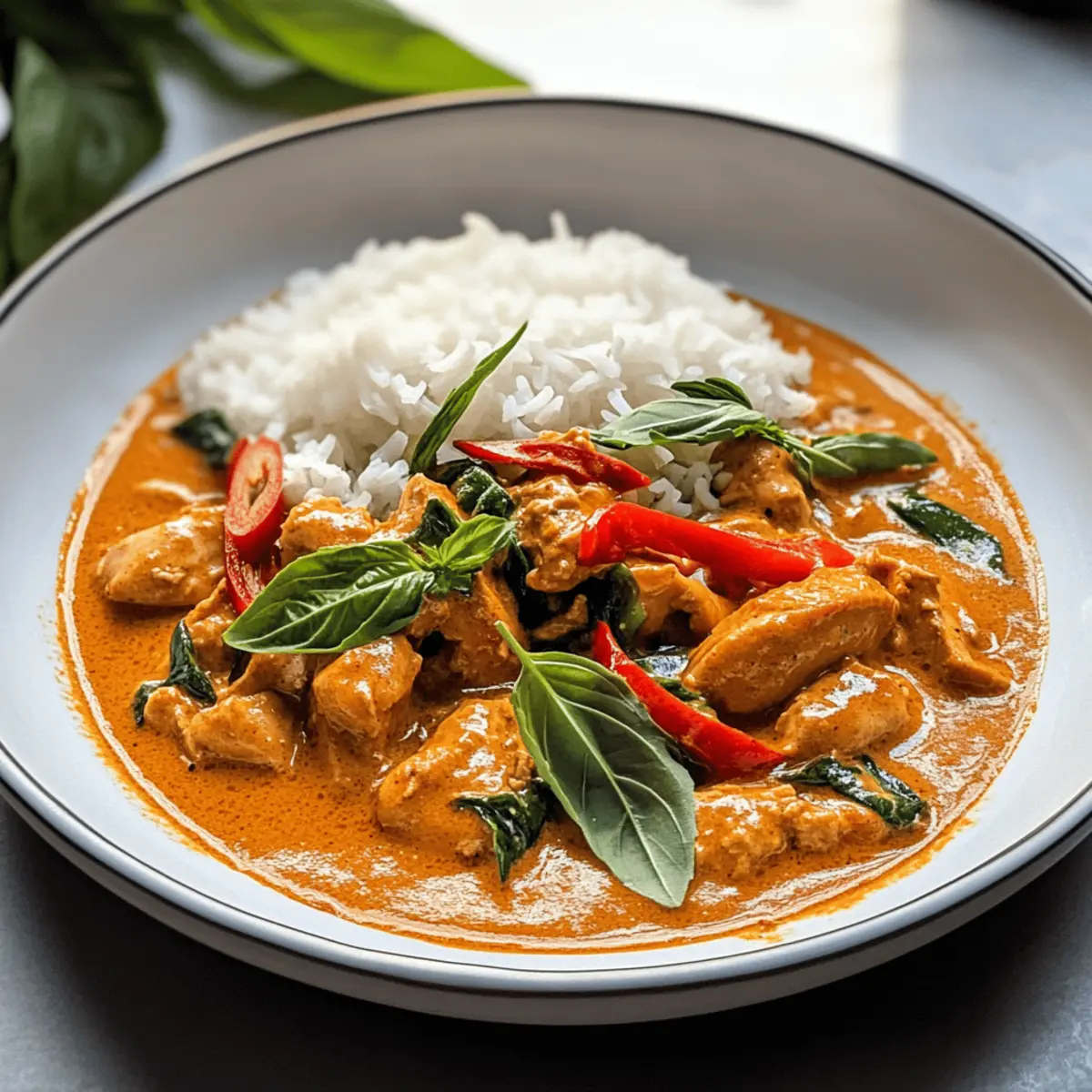 Panang Hühnchen Curry schnell und einfach genießen