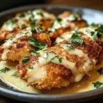 Spritziger Zitronen-Pecorino-Knuspriges Hühnchen