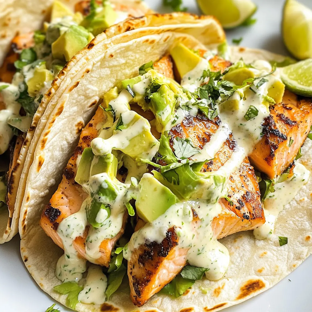 Gebratene Lachs-Tacos in weniger als 30 Minuten