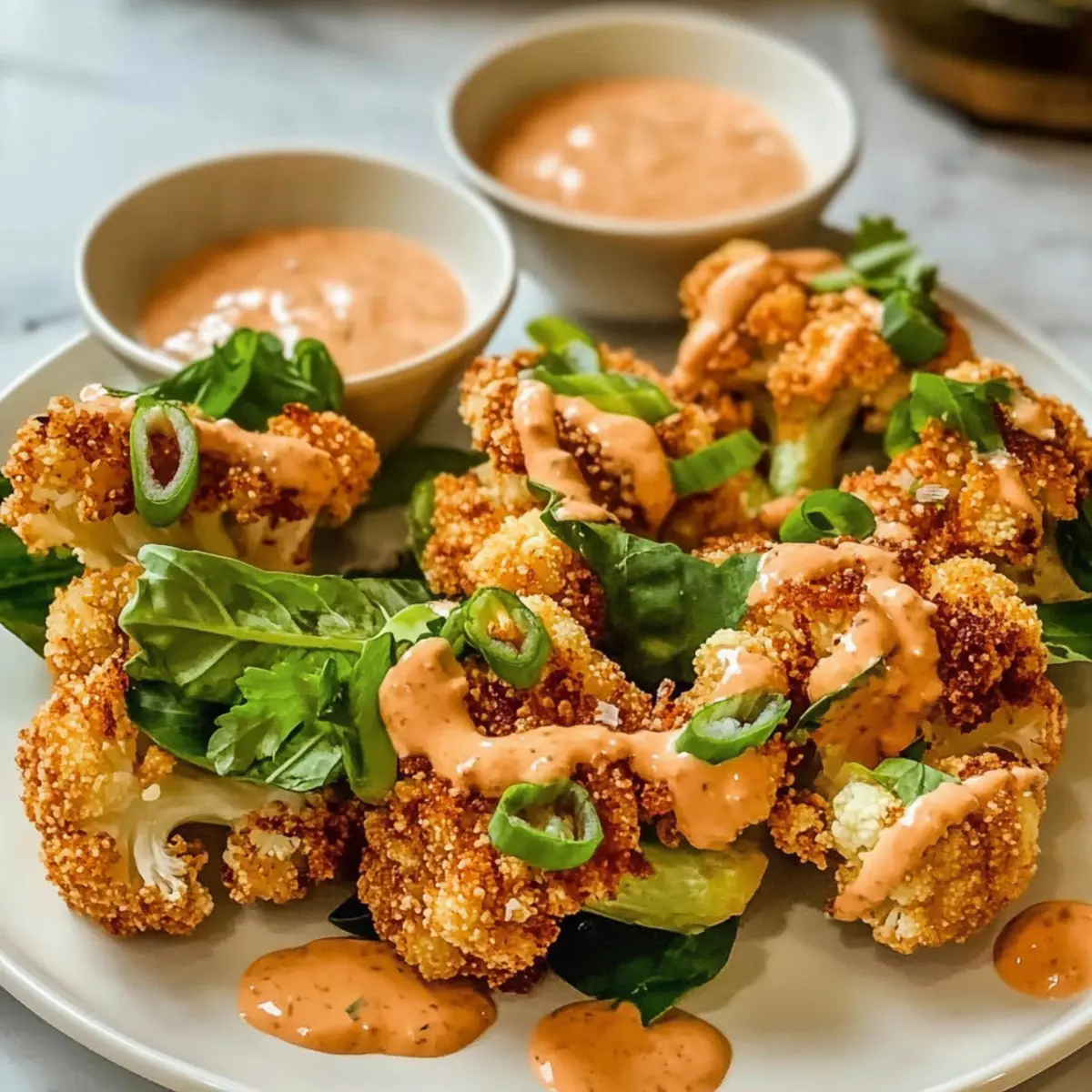 Crispy Bang Bang Blumenkohl für den perfekten Snack
