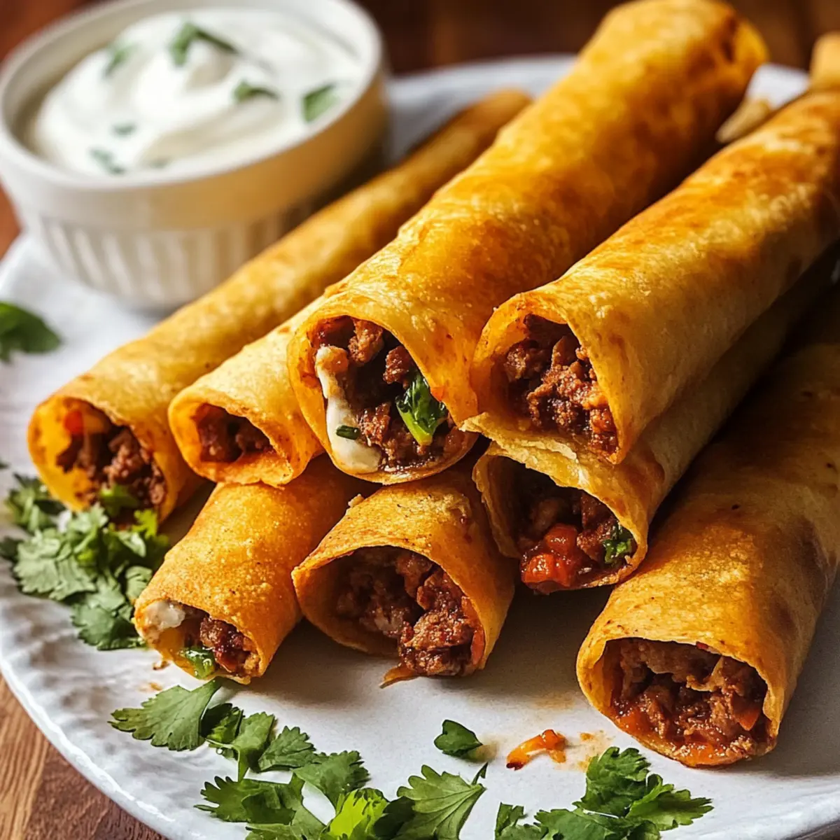 Rindfleisch Taquitos: Knusprig und Einfach Zubereitet