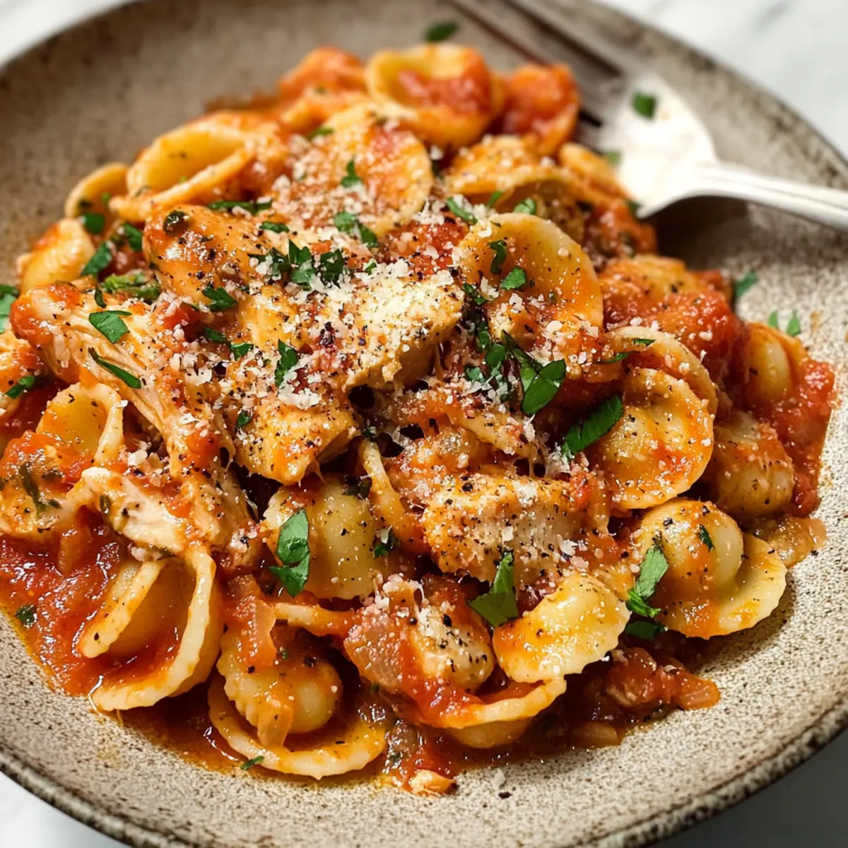 Hühnchen Fra Diavolo Pasta für Feurige Abende