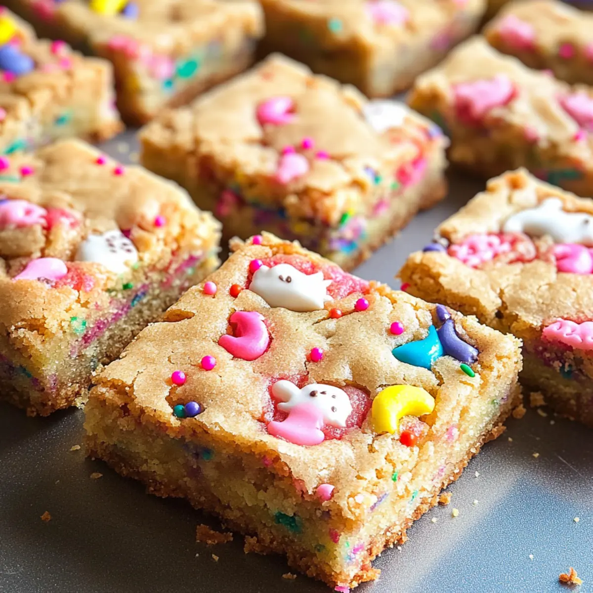 Zirkustier Blondies: Süße Verführung für Groß und Klein